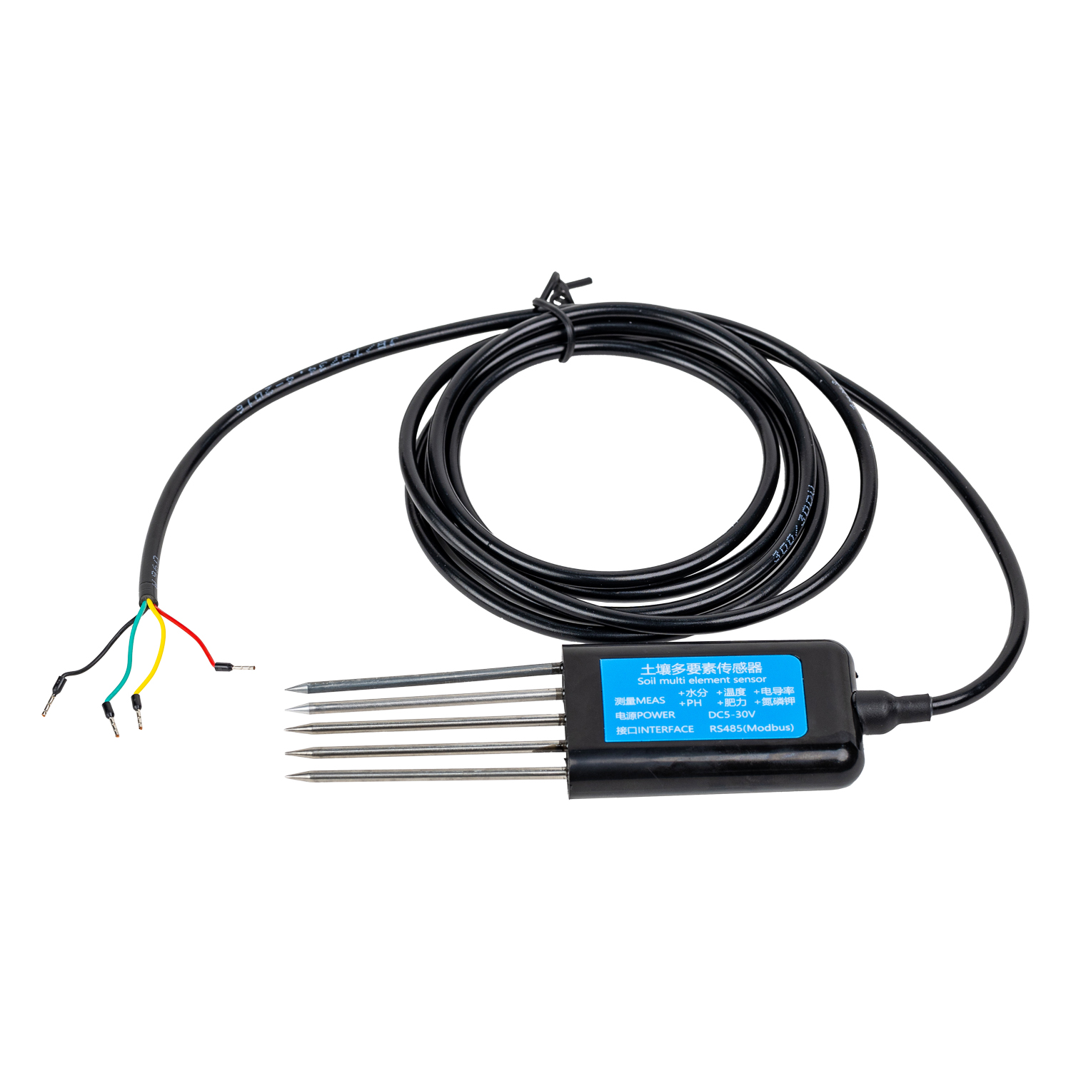 Plant Sensor - Boden-NPK/PH/EC-Analysator für die Landwirtschaft, Feuchtigkeits- und