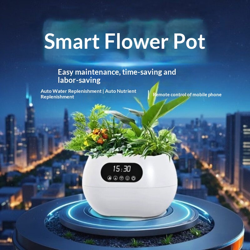 Automatic Watering - KI-Intelligenter Blumentopf Automatische Bewässerung Nährstoffversorgung Fernsteuerung