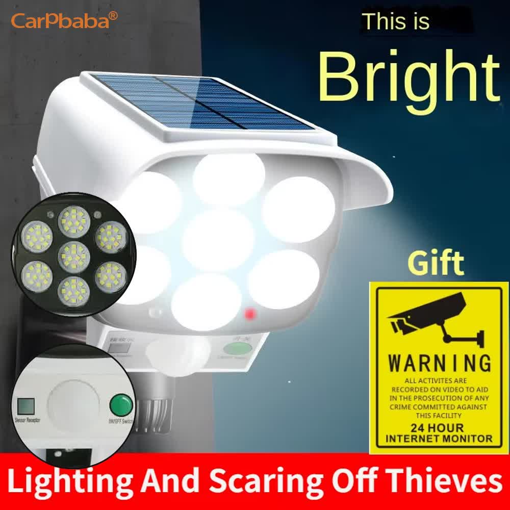 Garden Camera - Outdoor Solar Licht Motion Sensor Sicherheit