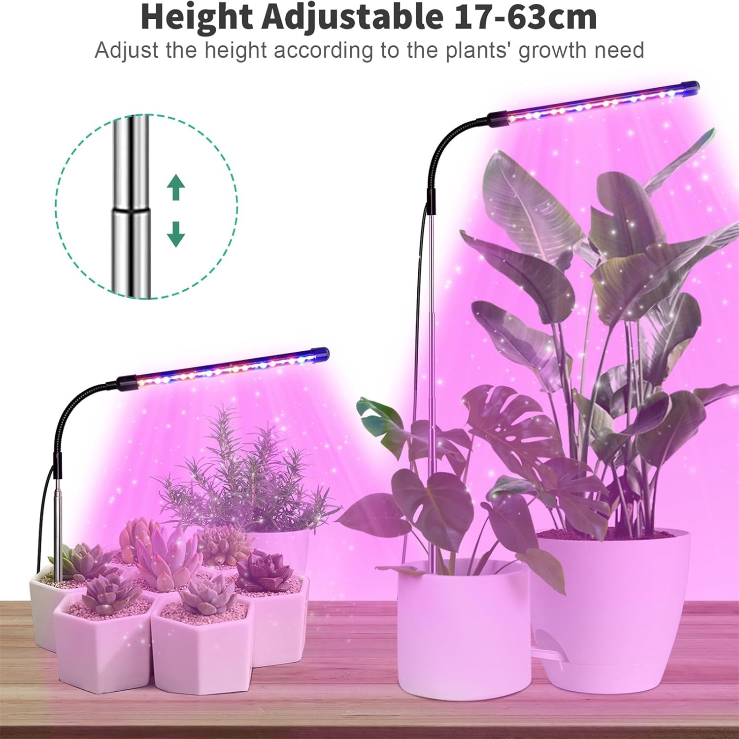 3 farben USB Wachsen Lampe Pfl – Plant Grow Light Full Spectrum Bewertung und Preis