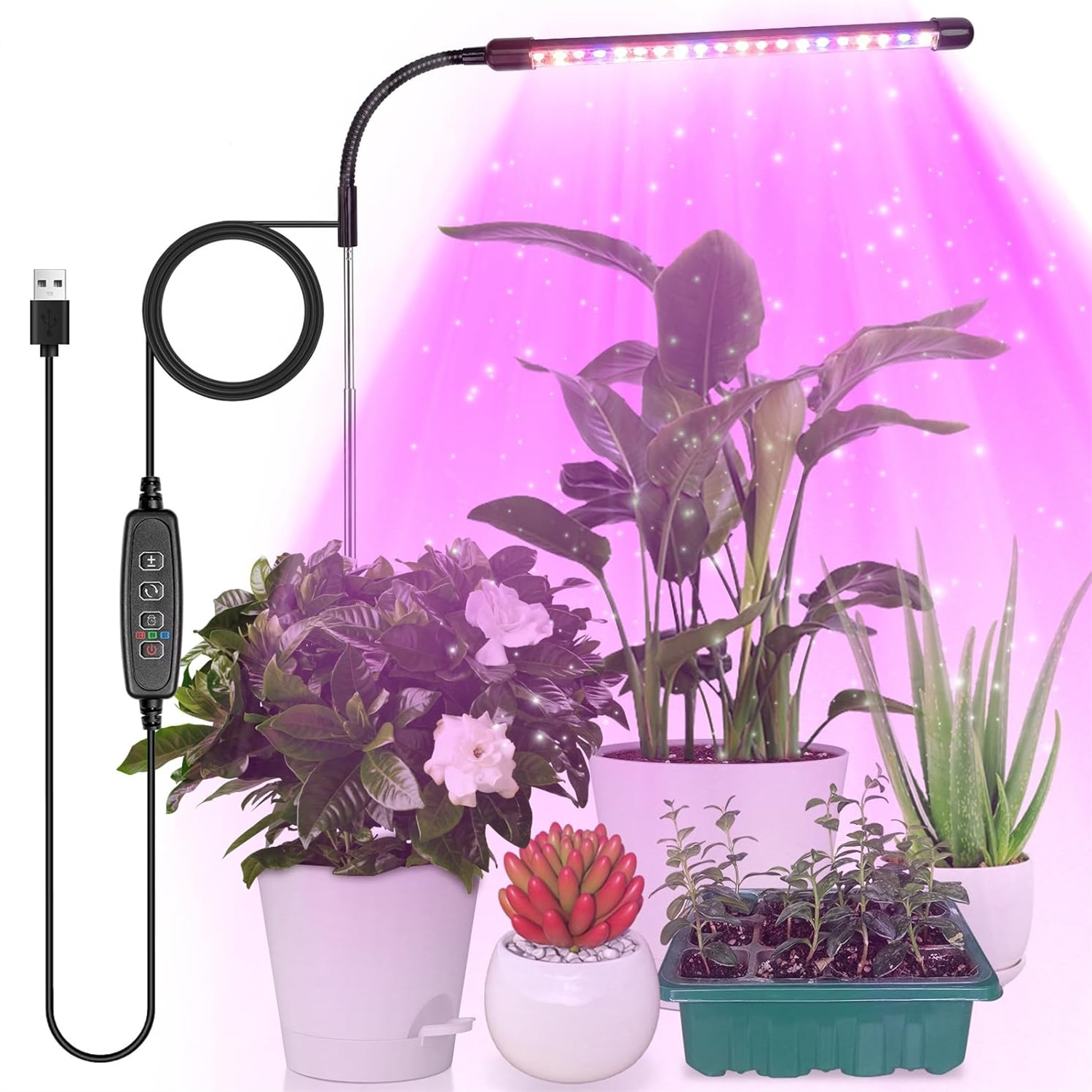 3 farben USB Wachsen Lampe Pfl – Plant Grow Light Full Spectrum Bewertung und Preis