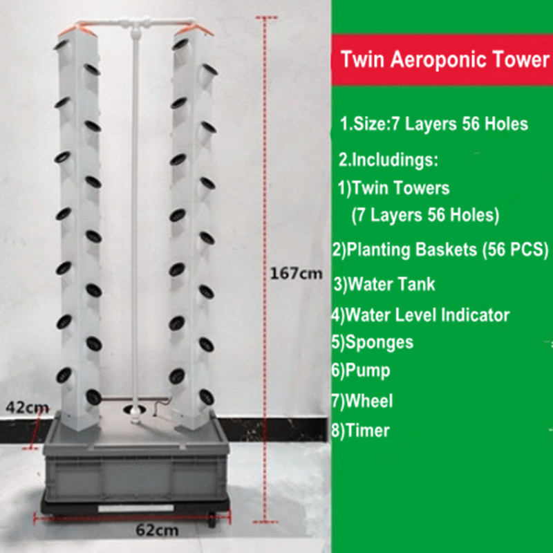 Hydroponischer Turm, Doppeltür – Hydroponic Grow Pod Bewertung und Preis