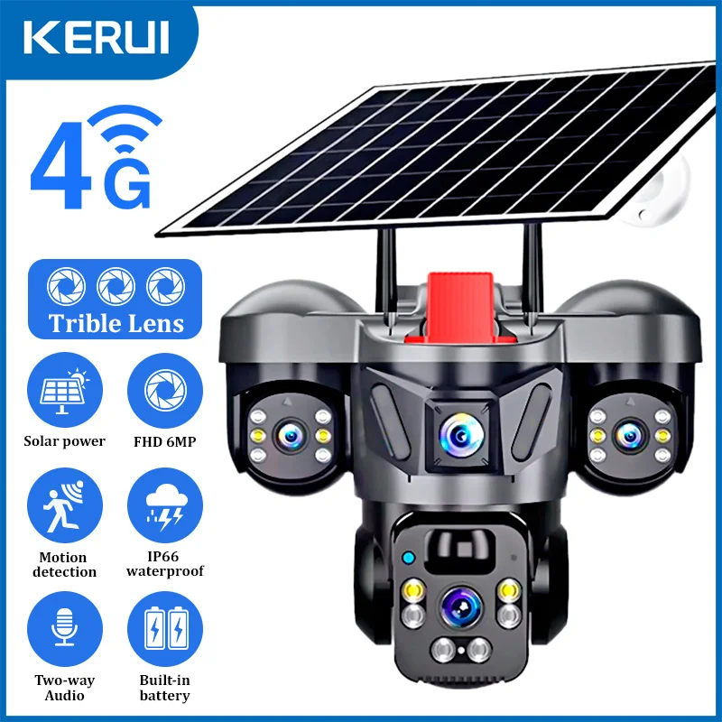 KERUI Outdoor PTZ 6MP 4G SIM W – Garden Camera Bewertung und Preis